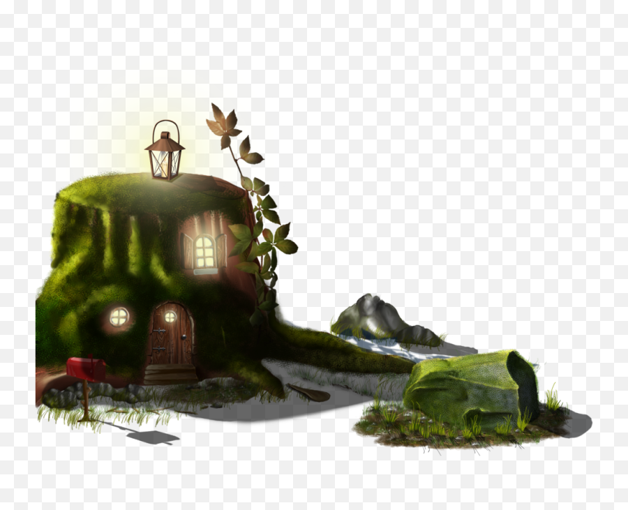 Treehouse Fantasyart Fantasy Makebelieve Imagination - Illustration Emoji,Treehouse Emoji