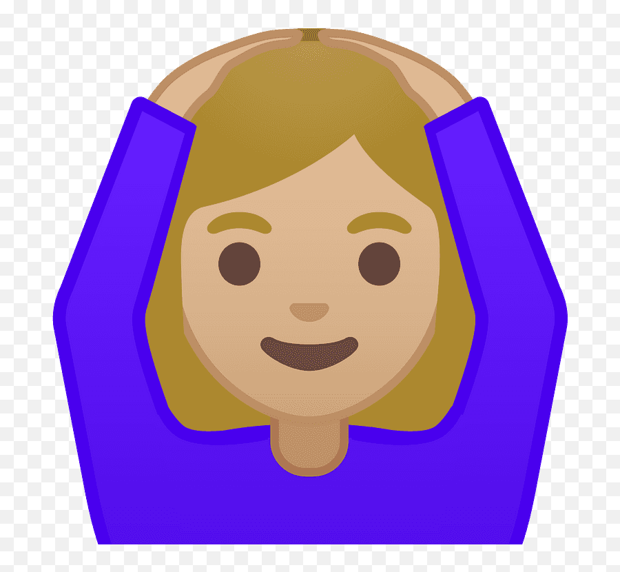 Woman Gesturing Ok Emoji Clipart Free Download Transparent - Emoji Persona Haciendo Gestos,Ok Google Emoji