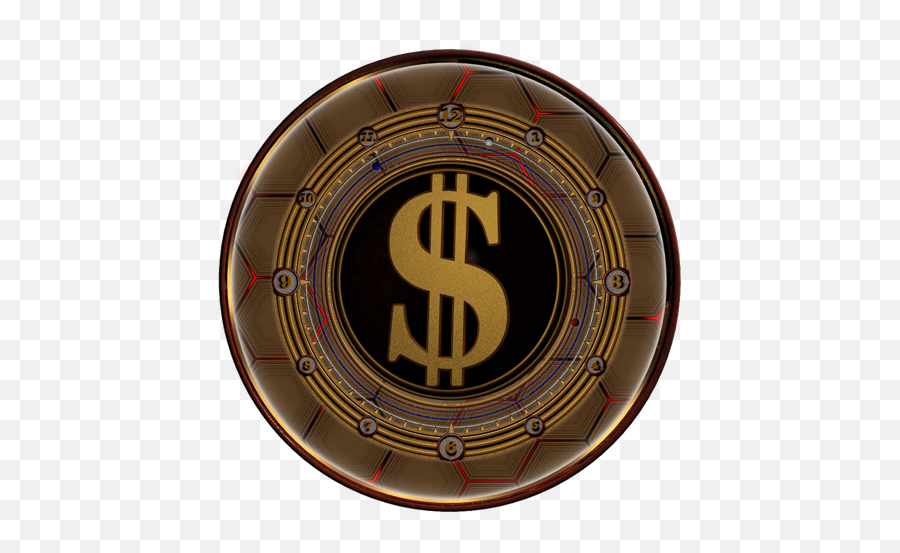 3d Dollar Sign Live Wallpaper - Circle Emoji,Dollar Signs Emoji