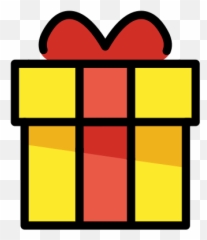 Wrapped Gift Emoji - Heart Icon Transparen