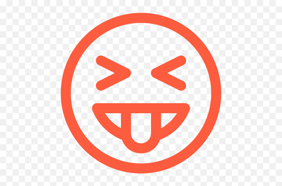 Absurd Emoji Emotion Face Foolish - Laugh Logo Black And White,Emoji Symbols Download
