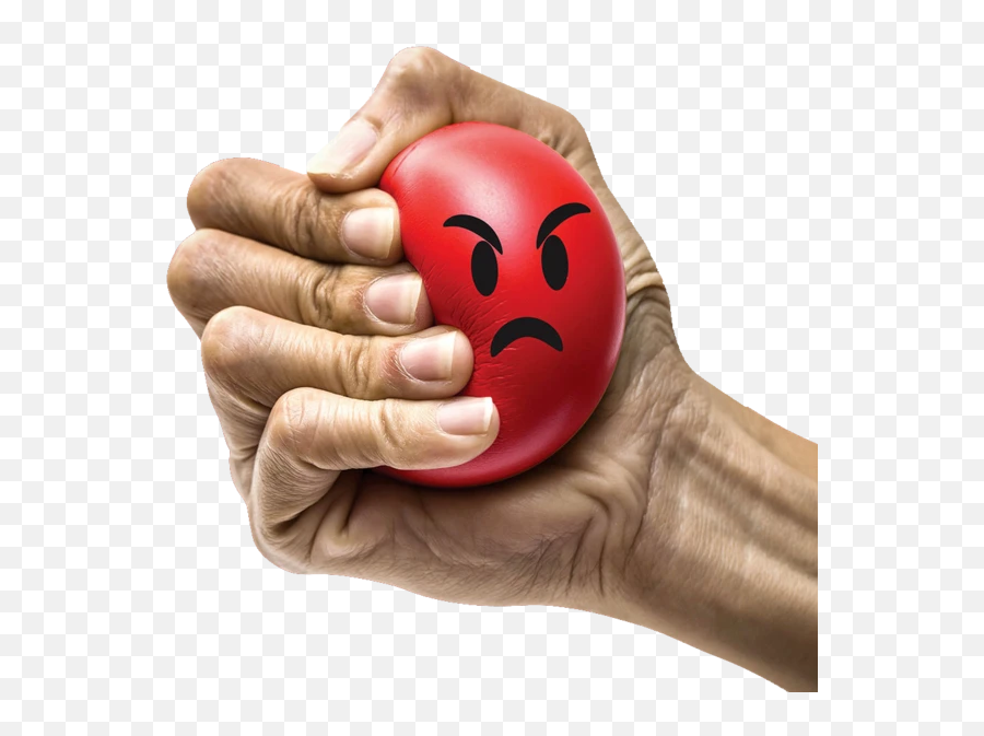 Stress - Head Stress Ball U2013 Off The Wagon Shop Grip Strength Emoji,Cross Fingers Emoticon