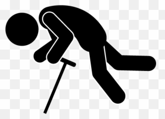 people falling png - Old Man Collapses Falling Person Cartoon Emoji