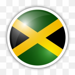Jamaica Flag Circle Sticker Clipart - Grand Palladium Jamaica Resort Spa Emoji,Jamaican Flag Emoji