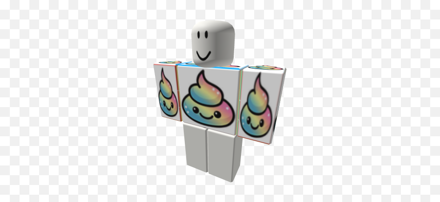 Rainbow Poop Emoji Shirt - Roblox Roblox Muscle Shirt Transparent,Rainbow Emoji Png