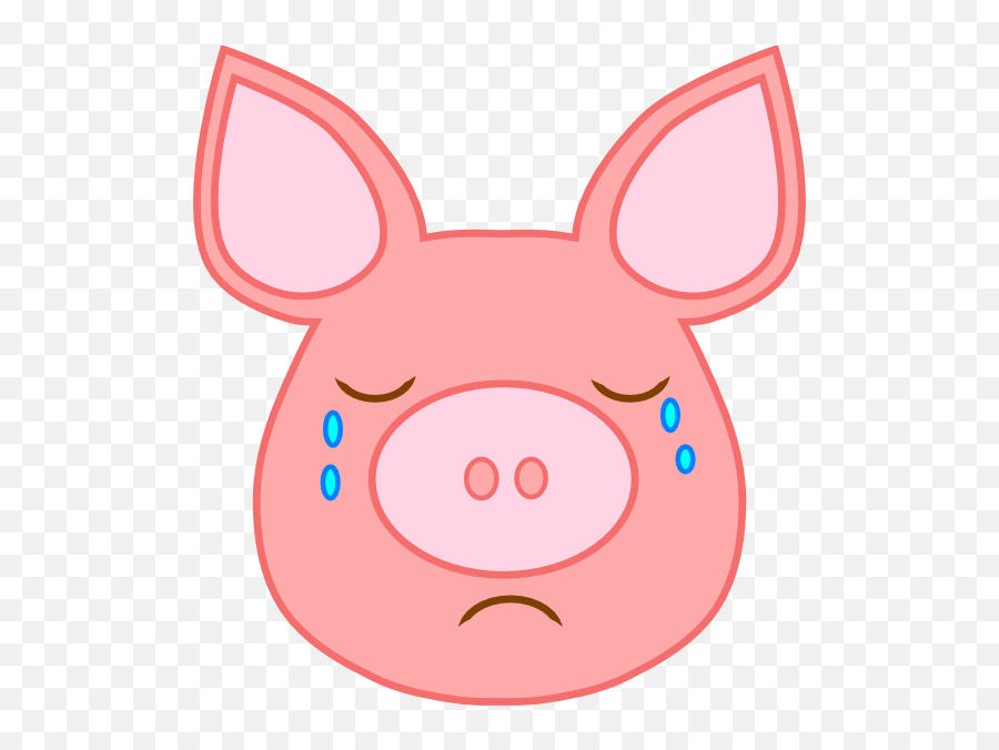 Sad Pig Png Picture - Sweaty Png Emoji,Piglet Emoticon