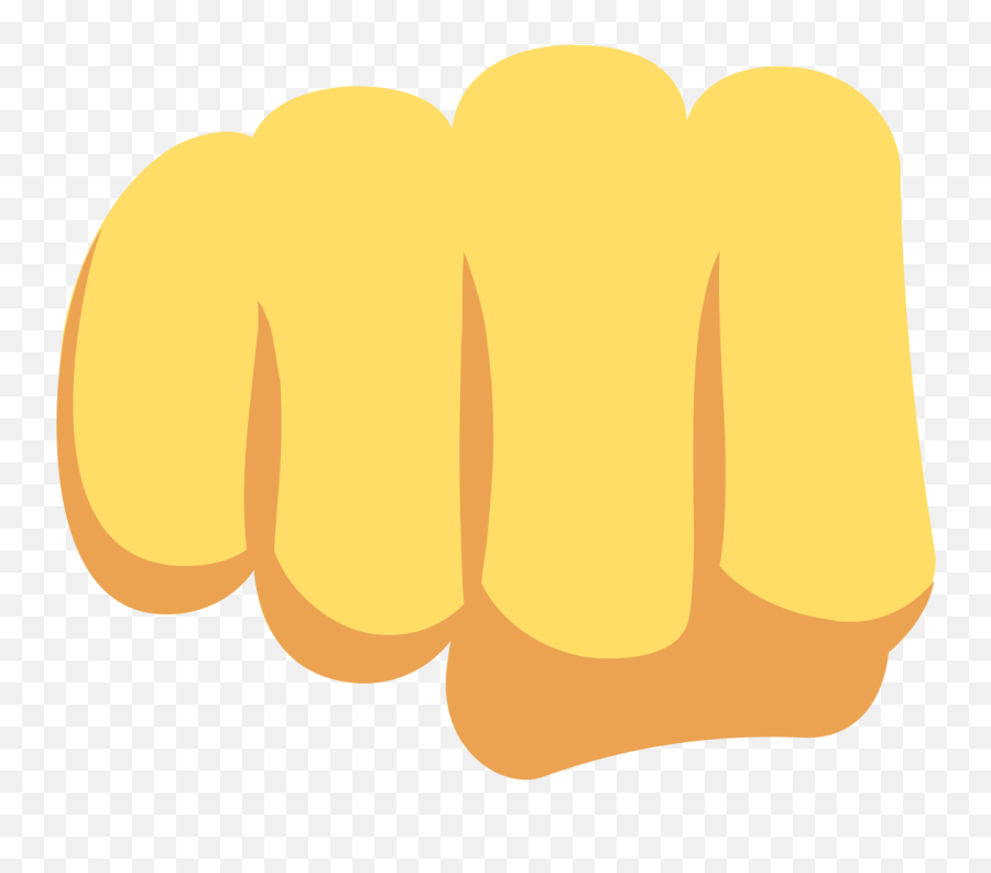 Emojione 1f44a - Emoji Bro Fist,Fist Bump Emoji