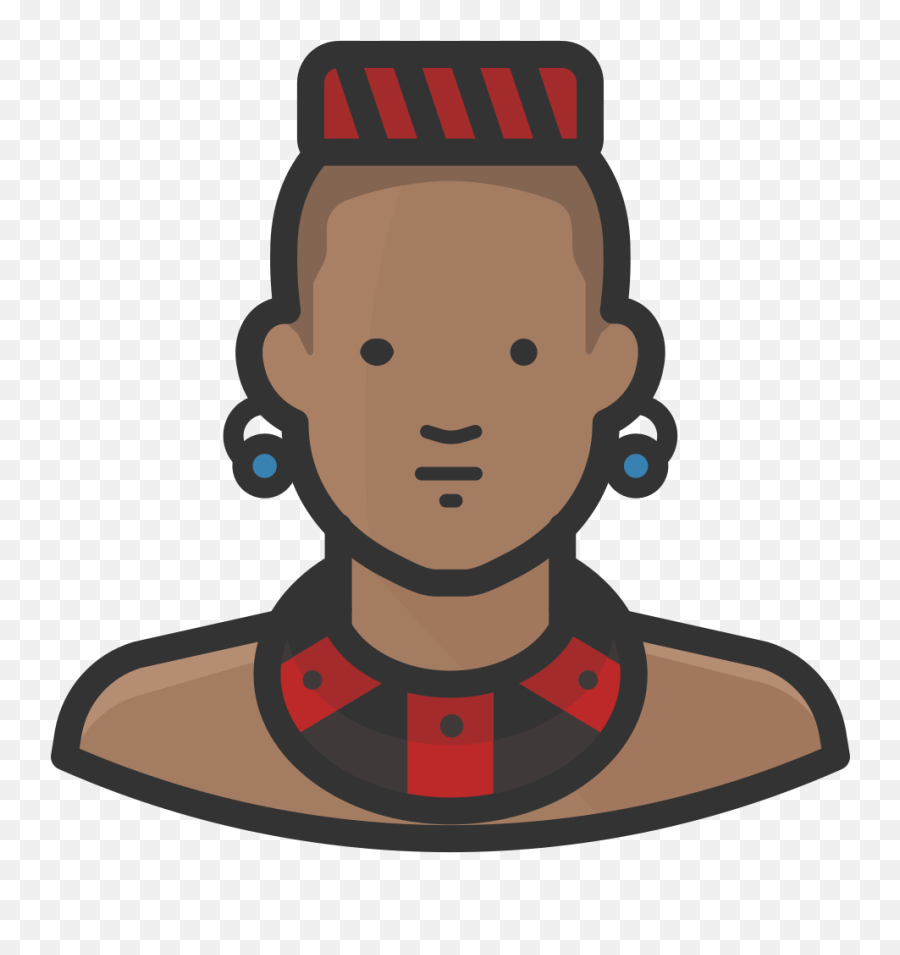 Traditional African Man Icon - African Icon Emoji,African Emoji