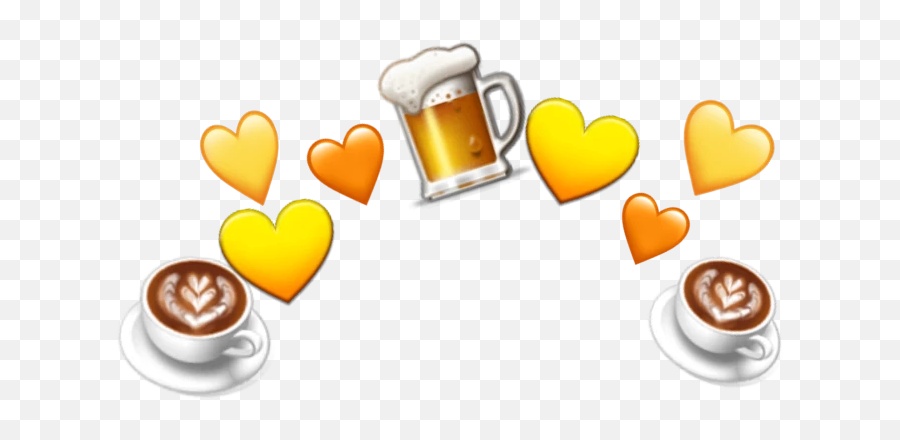 Crown Coffee Emoji Five Beer Vinatge - Beer Emoji Crown,Coffe Emoji