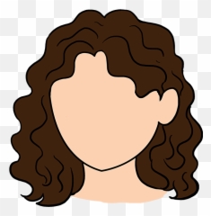 Easy Anime Girl Drawing With Curly Hair - Simple Curly Hair Drawing Emoji,Curly Hair Emoji