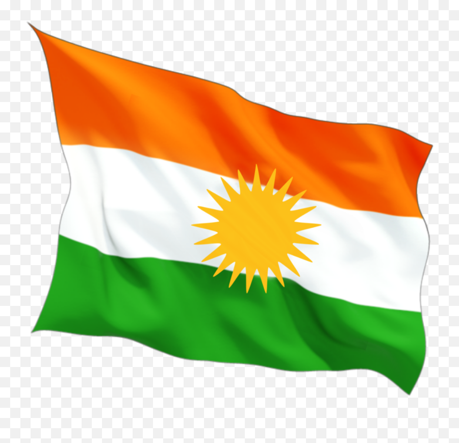 Flag Kurdistan Effect Turkish Iraq - India Flag No Background Emoji,Turkish Flag Emoji