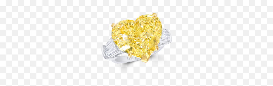 Pin - Heart Shaped Yellow Diamond Engagement Rings Emoji,Engagement Ring Emoji