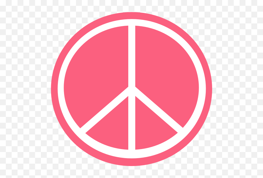 Download Brink Pink Peace Symbol - No Time To Hate Bumper Sticker Emoji,Black Peace Sign Emoji