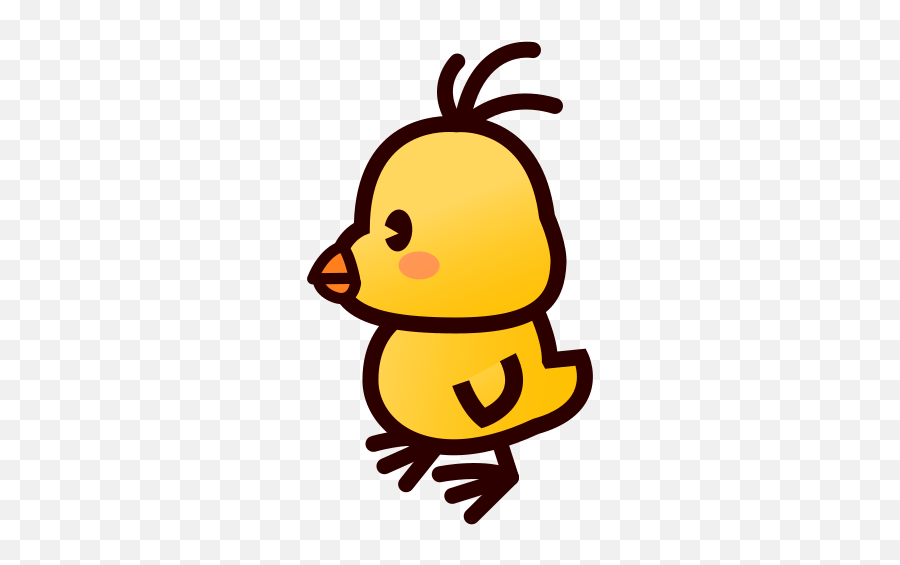 Baby Chick Emoji For Facebook Email Sms - Animated Baby Chick,Chick Emoji