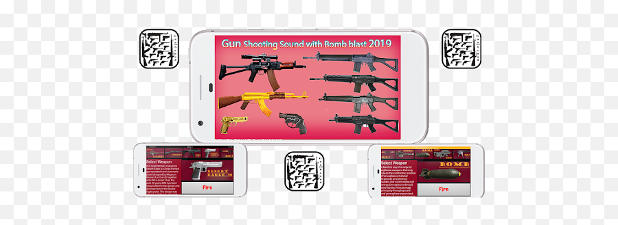 Weapons Fire Bomb Sounds 2019 - Assault Rifle Emoji,Star Gun Bomb Emoji