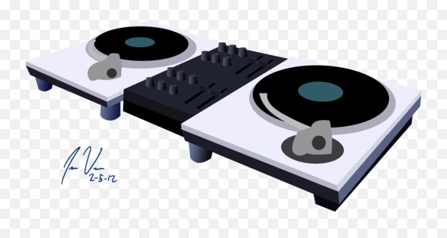 Disc Jockey Png - Dj Turntable Png Emoji,Record Player Emoji