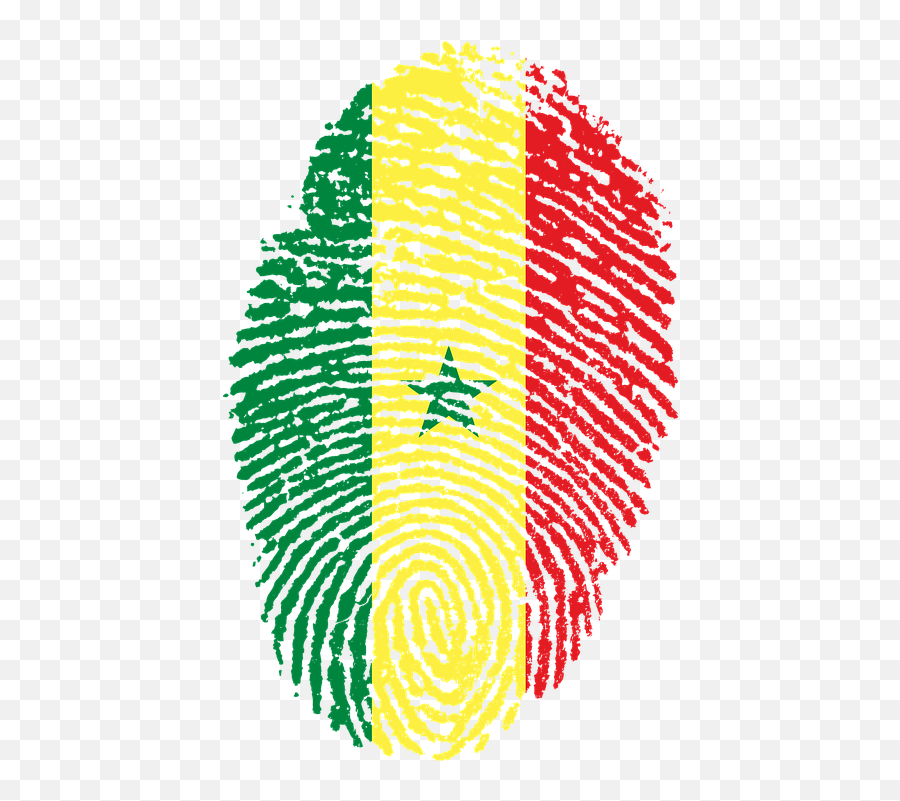 Senegal Flag Fingerprint - Dominican Republic Flag Emoji,Senegal Flag Emoji