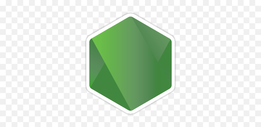 Js Hexagon Sticker Devstickers - Node Js Hexagon Logo Png Emoji,Hexagon Emoji