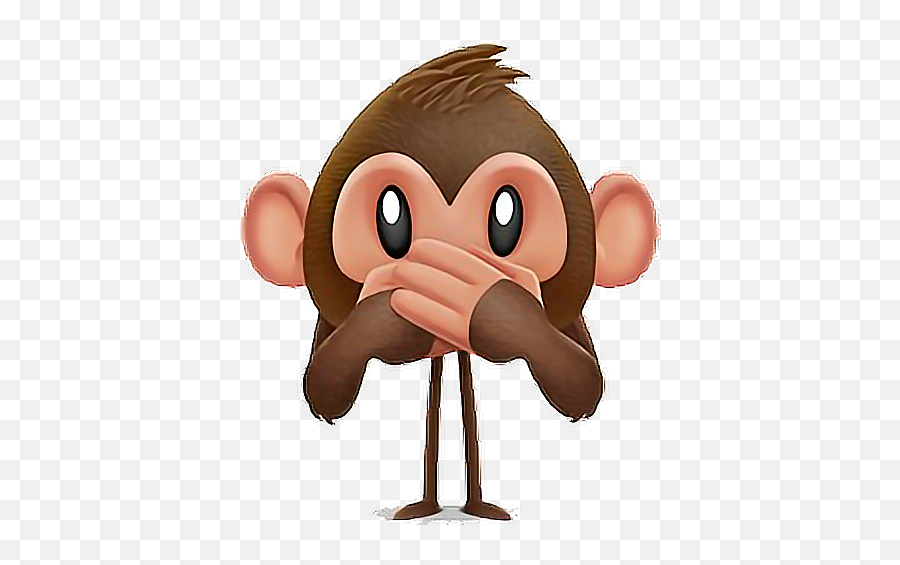 Emojimovie Speaknoevil Monkey Freetoedit - Monkey From Emoji Movie,Speak No Evil Emoji