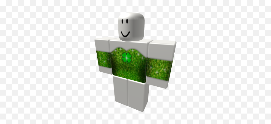 Saint Patricks Day Sparkly Tube Top - Roblox Noob Suit Emoji,St Patricks Day Emoticon