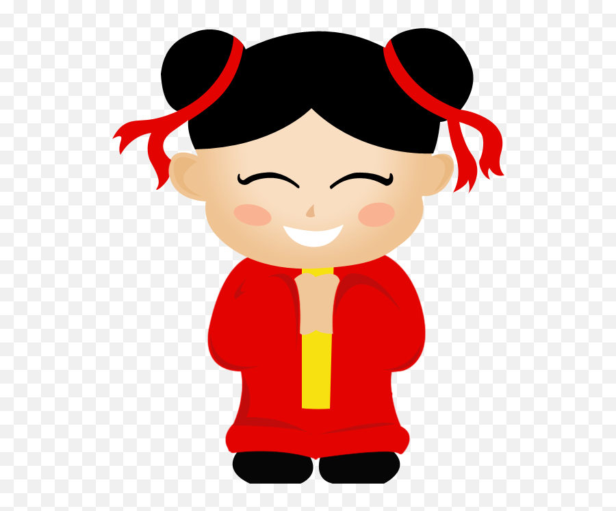 Picture - Chinese Clip Art Emoji,Chinese Girl Emoji