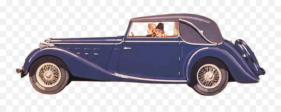 Automobile Car Classic - Driving Vintage Car Png Emoji,Car Pop Car Emoji