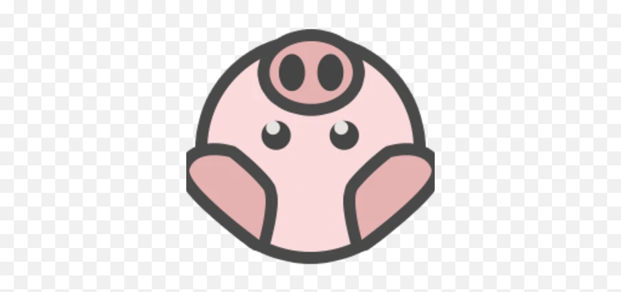 Pig Head - Moomoo Io Pig Hat Emoji,Grabby Hands Emoticon