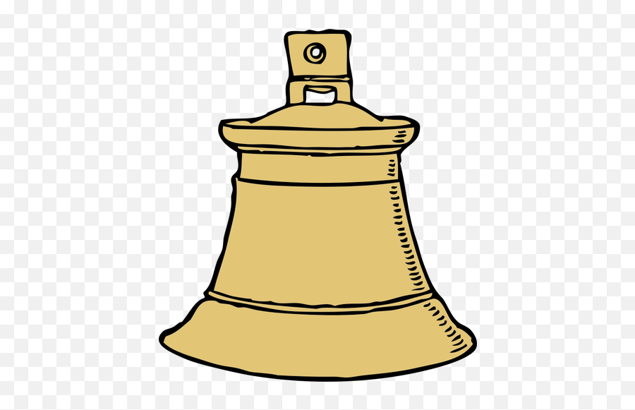 Vector Image Of Gold Bell - Bell Clip Art Emoji,Liberty Bell Emoji