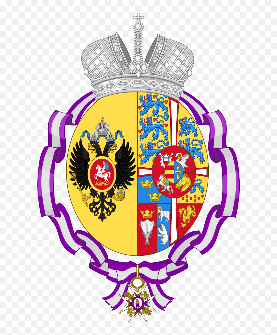 Empress Maria Feodorovna Of Russia - Brazilian Empire Coat Of Arms Emoji,All Emojis In Order