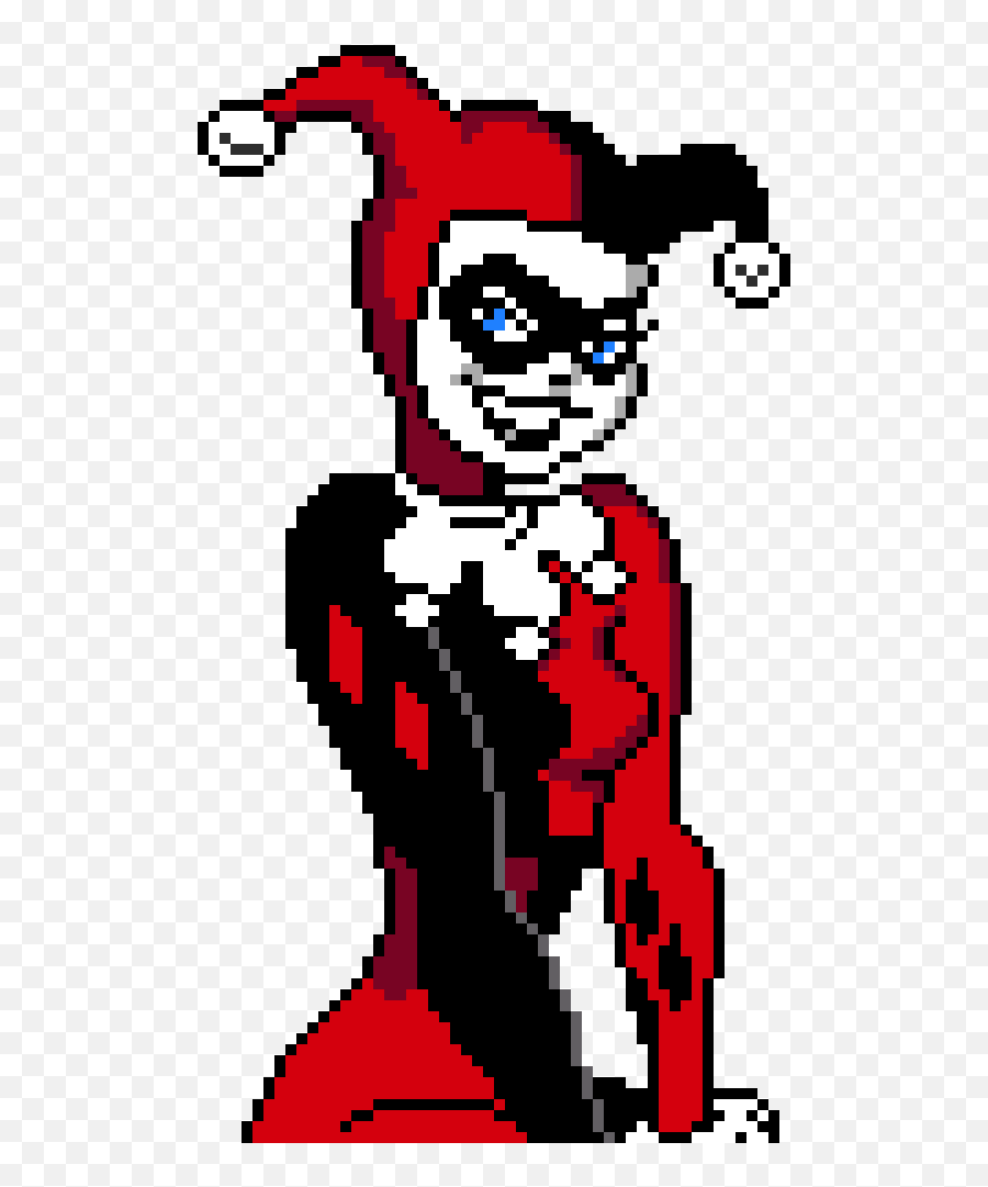 Pixel Art Gallery - Minecraft Harley Quinn Pixel Art Emoji,Harley Quinn Emoji