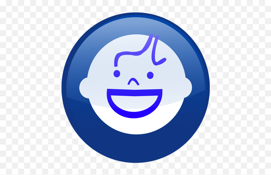 Blue Baby - Icono Bebes Redondos Png Emoji,Bird Emoticon