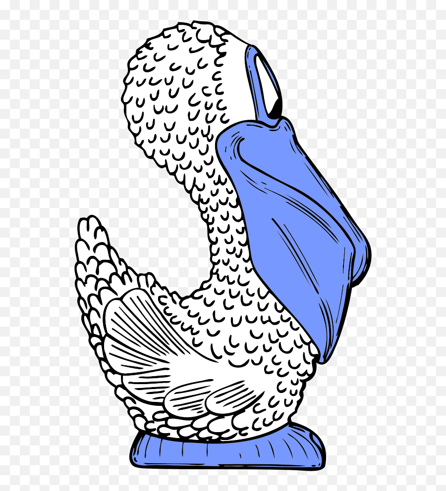 Bird Pelican Comic Cartoon - Pelican Emoji,Pelican Emoji