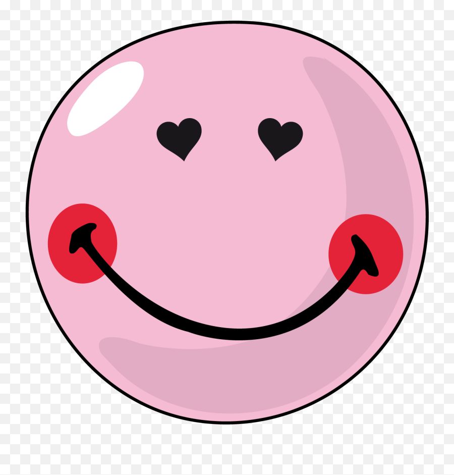 Love Face Smiley Clipart U2013 Clipartlycom - Png Emoji,Emoticon Love