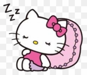 Mine Hellokitty Hellokittysticker - Hello Kitty Png Transparent Emoji,Cat And Zzz Emoji