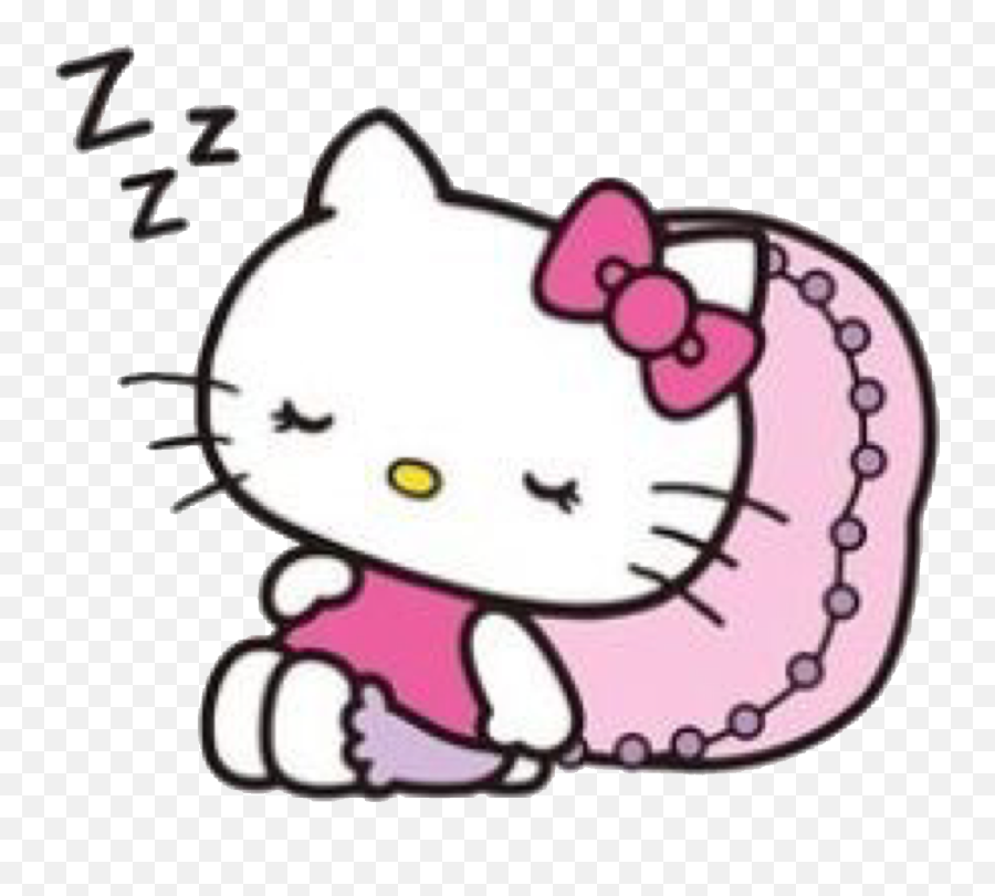 Mine Hellokitty Hellokittysticker - Hello Kitty Png Transparent Emoji,Cat And Zzz Emoji