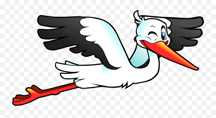 Barza - Clip Art Emoji,Stork Emoji