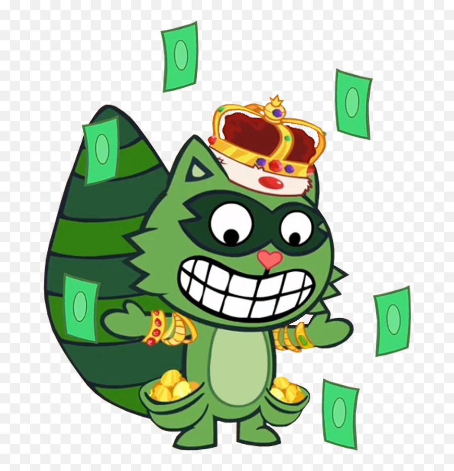 Lifty Made Up Characters Wiki Fandom - Happy Tree Friends Emoji Discord,Raccoon Emoji