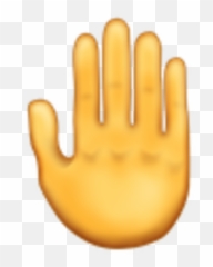 Emoji Hand Transparent Back - Alto