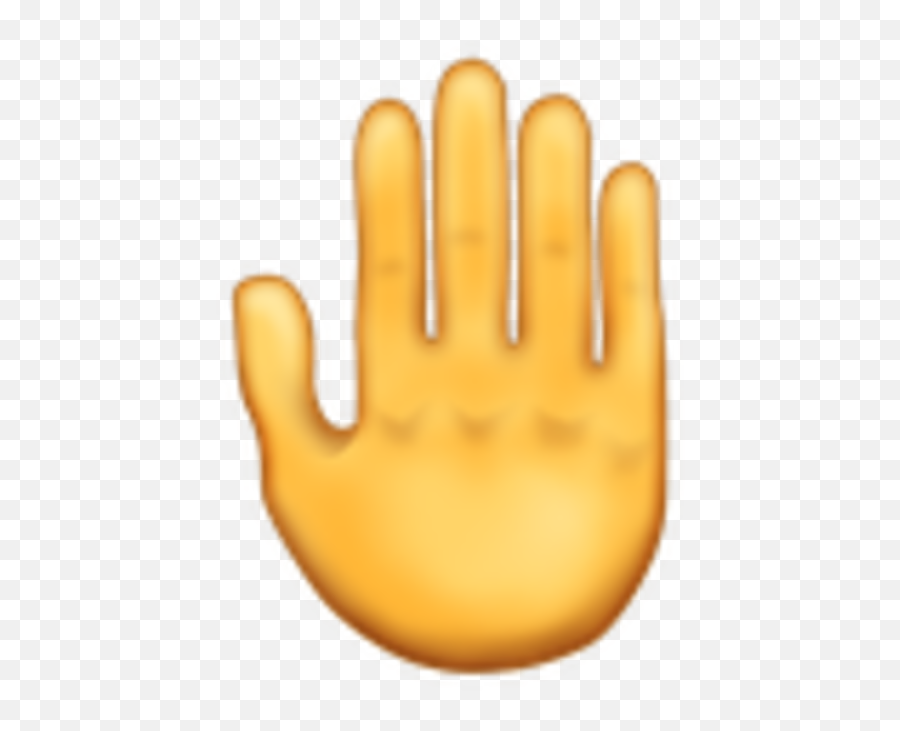 Emoji Hand Transparent Back - Alto Emoji,Hand Wave Emoji