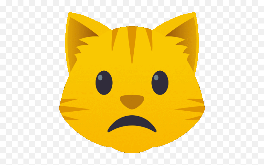 Frowning Cat Gif - Frowning Cat Joypixels Discover U0026 Share Gifs Cat Emoji,Frowning Emoji