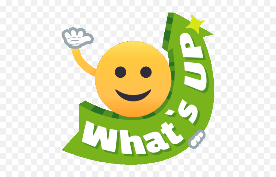 Whats Up Smiley Guy Gif - Happy Emoji,Cool Guy Emoji