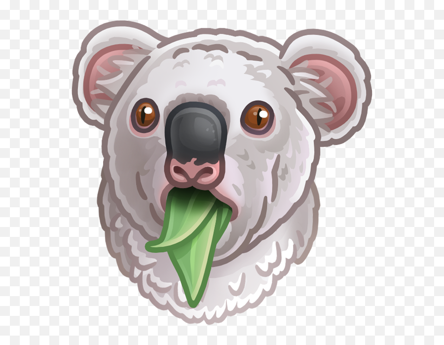 Koala Emoji Png - Telegram Stickers Animals,Caveman Emoji