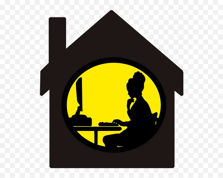 New Ways To Work From Home In Covid - 19 Situation Person On Computer Silhouette Emoji,Creep Emoji