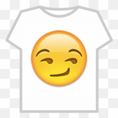 Smirk Emoji - T Shirt Roblox Girl,Smirk Emoji