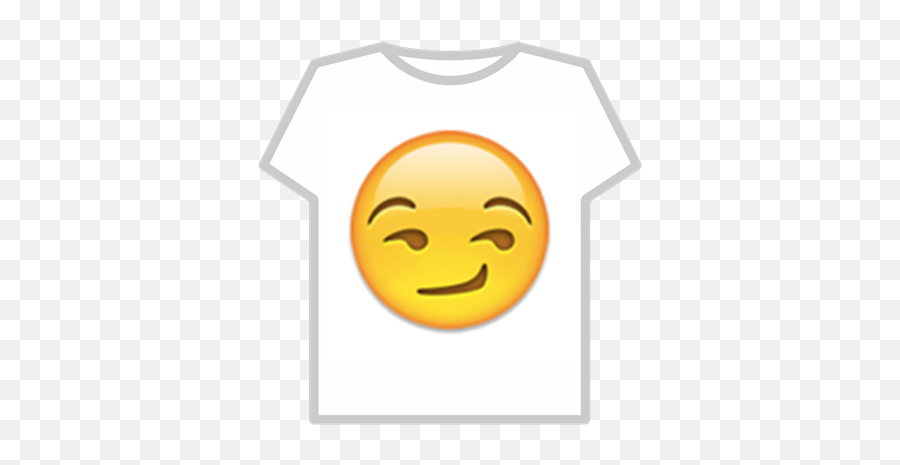 Smirk Emoji - T Shirt Roblox Girl,Smirk Emoji