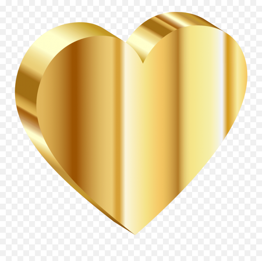 Download Free Png Gold Heart Png Images Transparent - Heart Of Gold Png Emoji,Gold Emoji