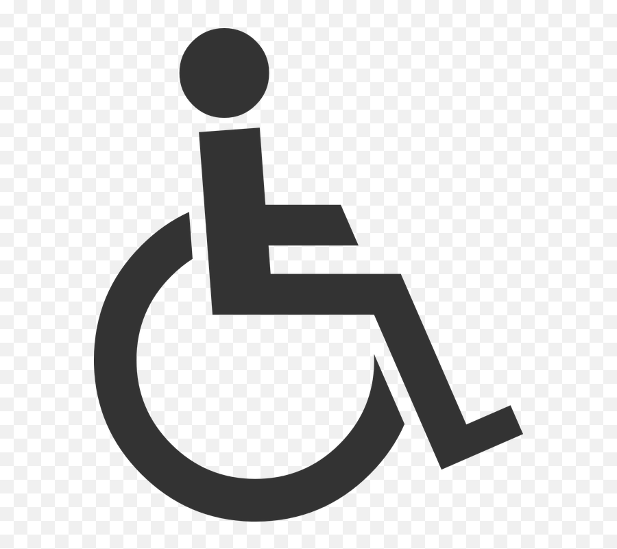 Disabled Handicap Symbol Png - Wheelchair Symbol Emoji,Going Crazy Emoji
