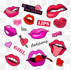 Freetoedit Sticker - Clip Art Emoji,Lips Sealed Emoji