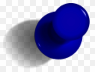 Ftestickers Pin Pushpin 3deffect Blue - Blue Push Pin Png Emoji,Pushpin Emoji