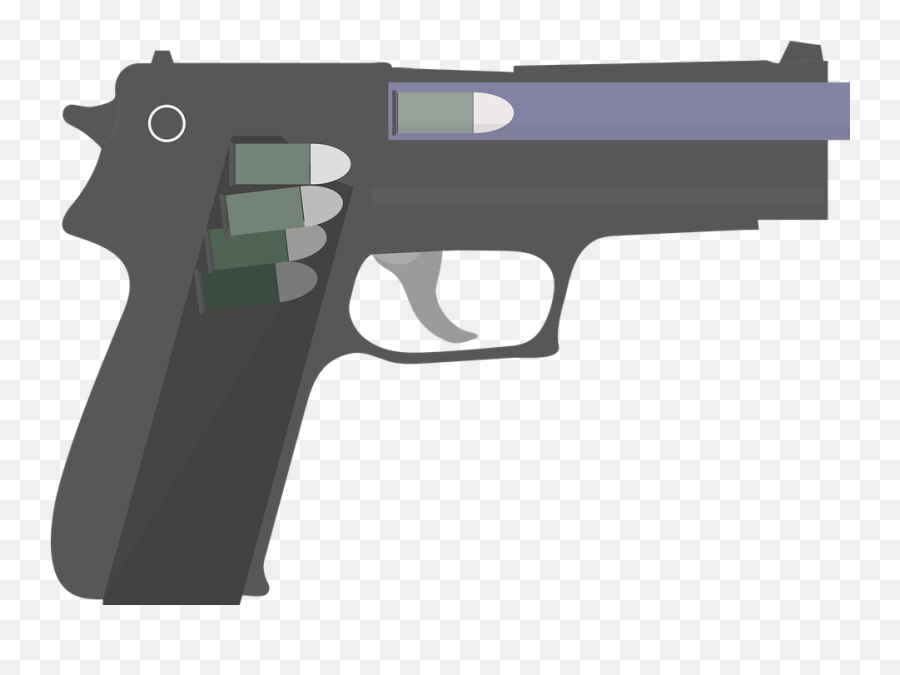 Gun Pistol Bullet - Png Arma Emoji,Shot Glass Emoji